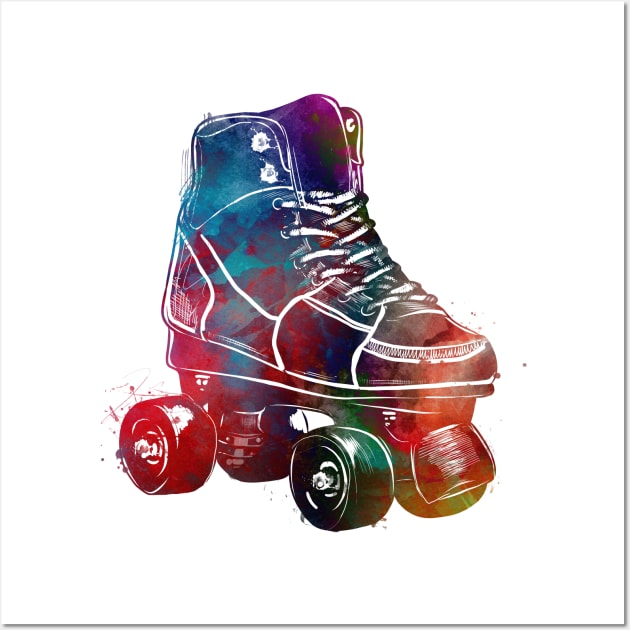 roller skates sport art #roller #skates Wall Art by JBJart